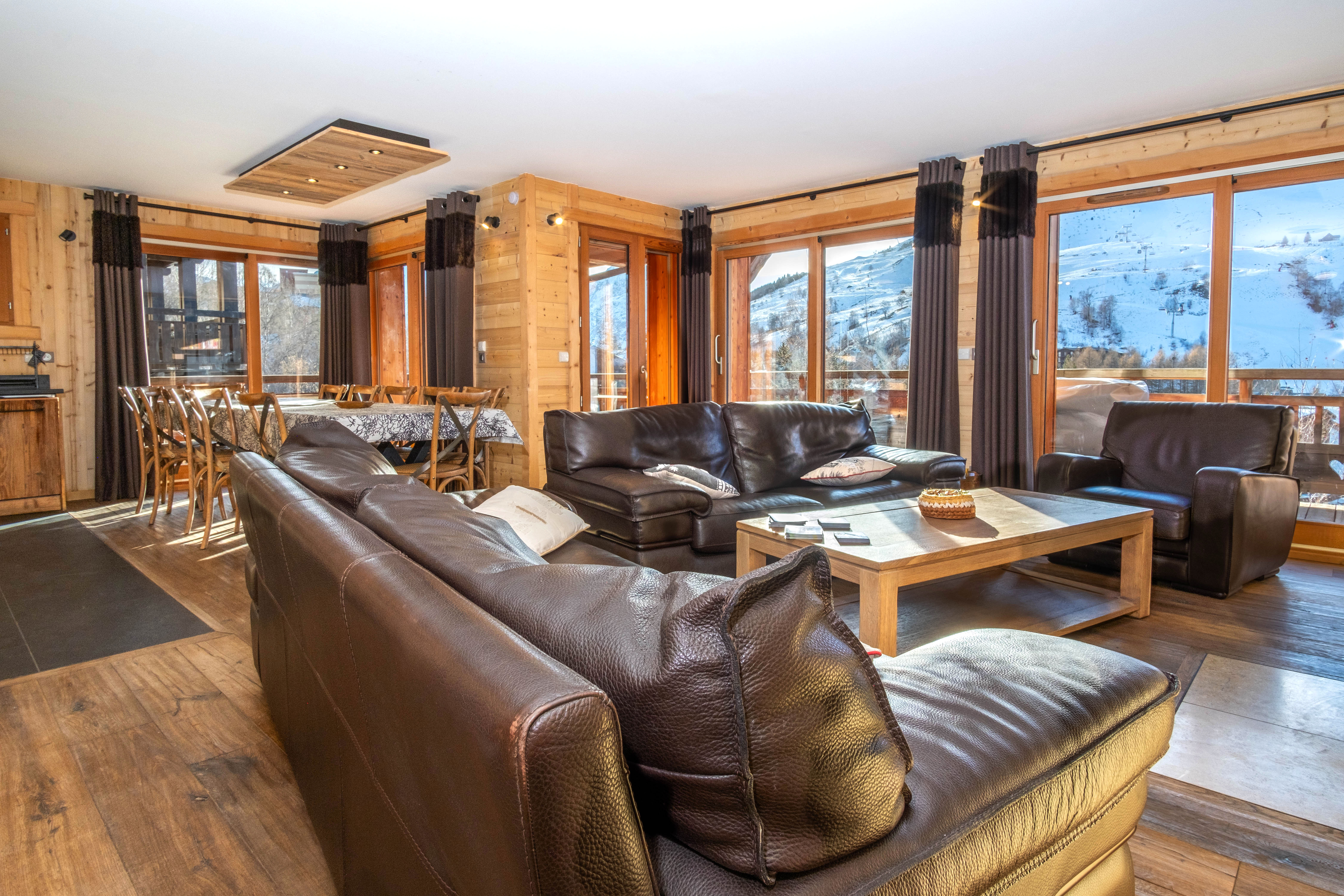 Salon salle à manger - Chalet Husky